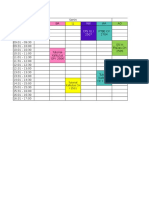 Jadwal Prodi Semester II