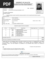 Calcutta University Duplicate Document Application | PDF | Government