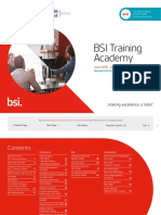 Uk Bsi Training Course Schedule