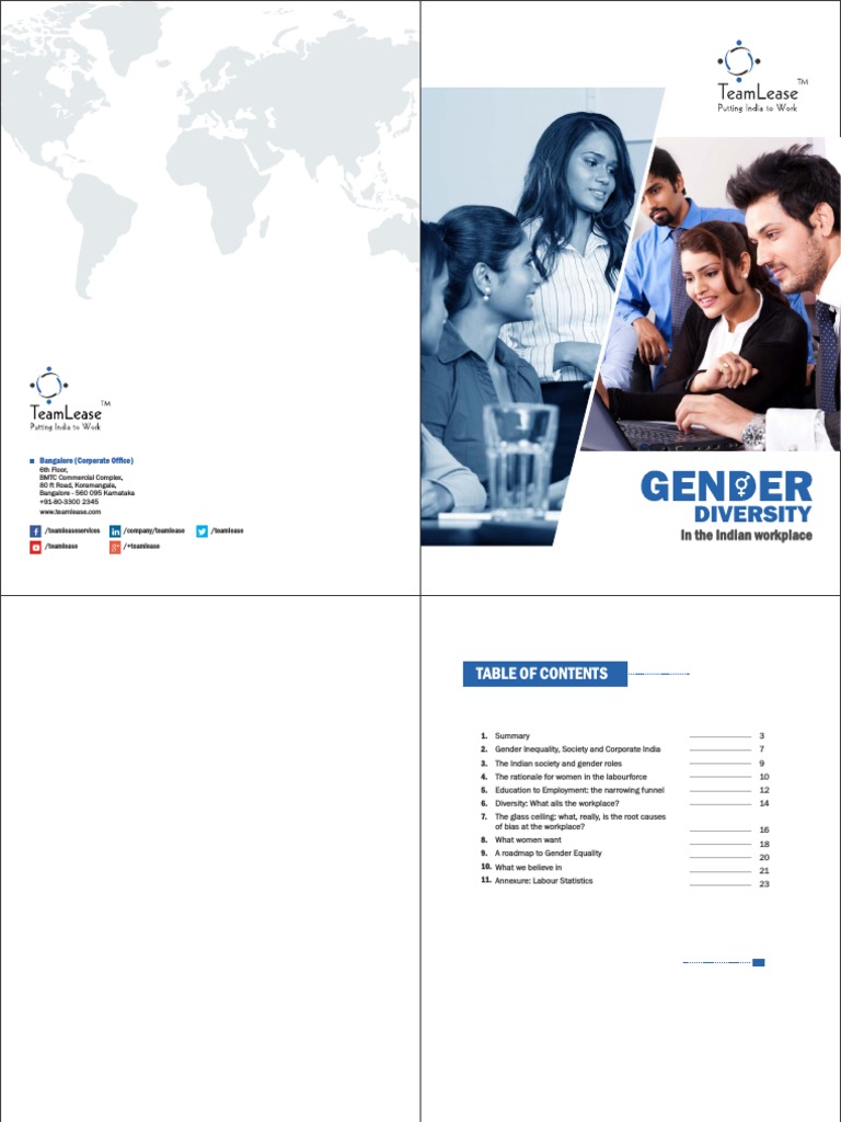 Gender Diversity Report | PDF | Gender Role | Gender Inequality