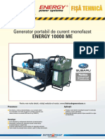 Generator de Curent Electric Monofazic Energy 10000 ME