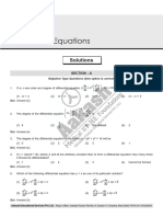 Differential Equations Solutions