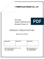 Product Specification: Part Name: Model No: HPE-450-A12S Document Version: A0