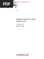 Siebel Object Types Reference: March 2008