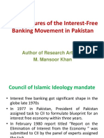 Main Features of The Interest-Free Banking Movement in