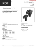 Quick Exhaust Valves T70 Series: " " BSPP, NPT