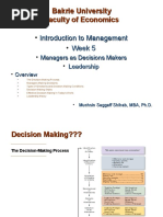 Decision Makers & Leadership