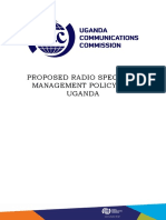 Proposed Spectrum Management Policy For Uganda