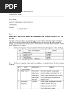 Contoh Surat Aduan Kerosakan Contoh Surat Aduan Kerosakan