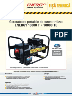 Generator de Curent Electric Trifazic Energy 10000 T / TE