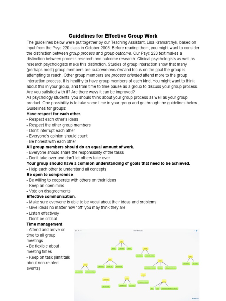 Effective Group Work Guidelines | PDF | Science & Mathematics
