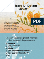 Berbicara Di Dalam Forum