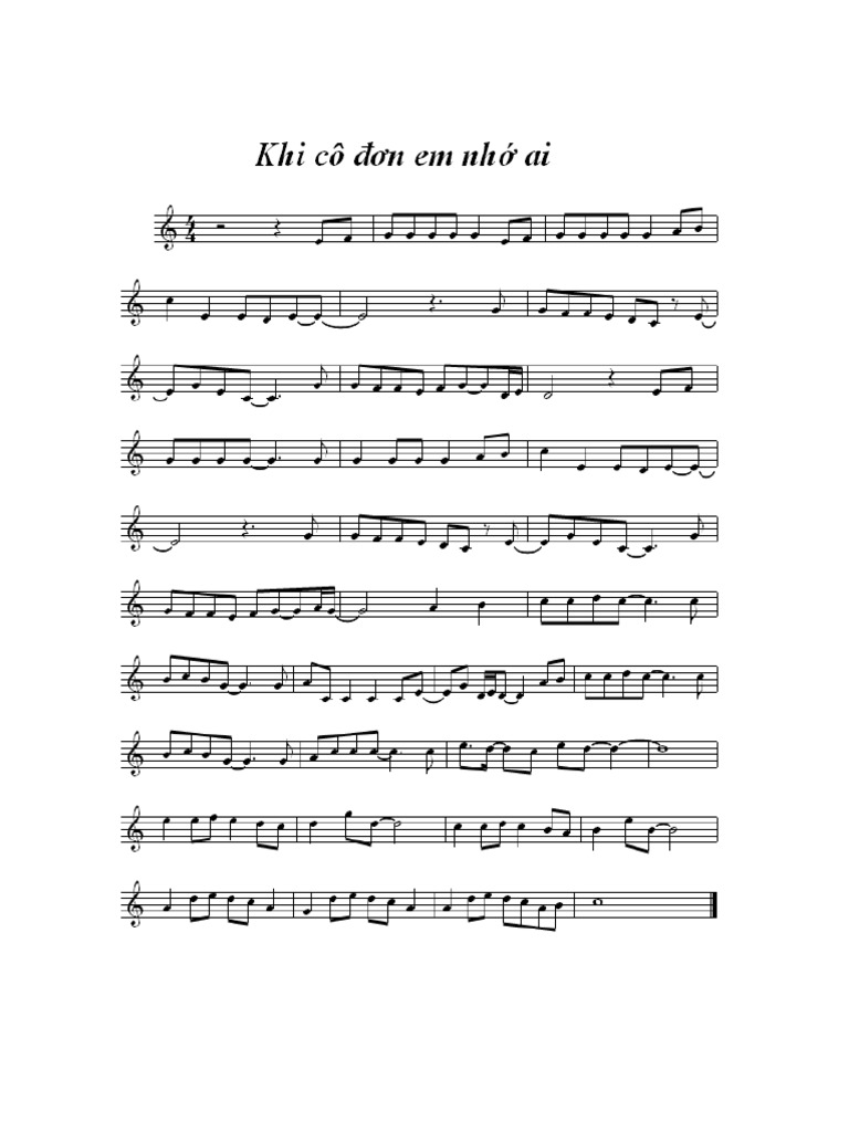 Khi Co đơn Em Nh Ai