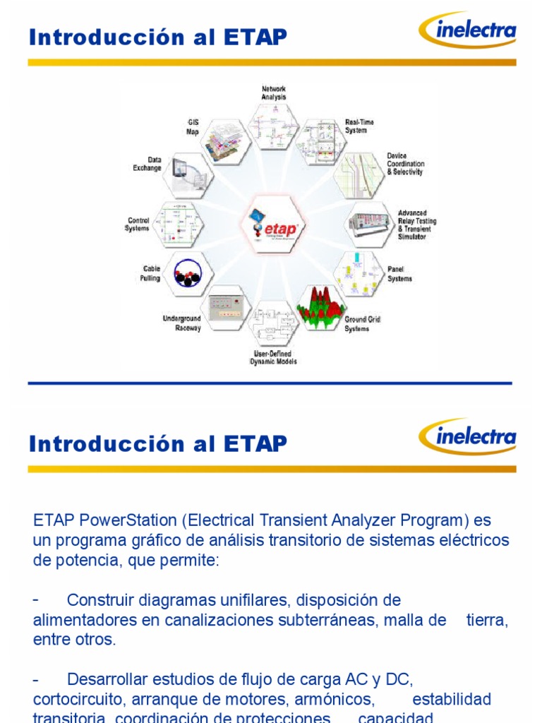 Introducción Al ETAP | PDF | Relé | Electricidad