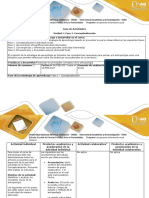 Guía de actividades y rúbrica de evaluación – Fase 1 conceptualización