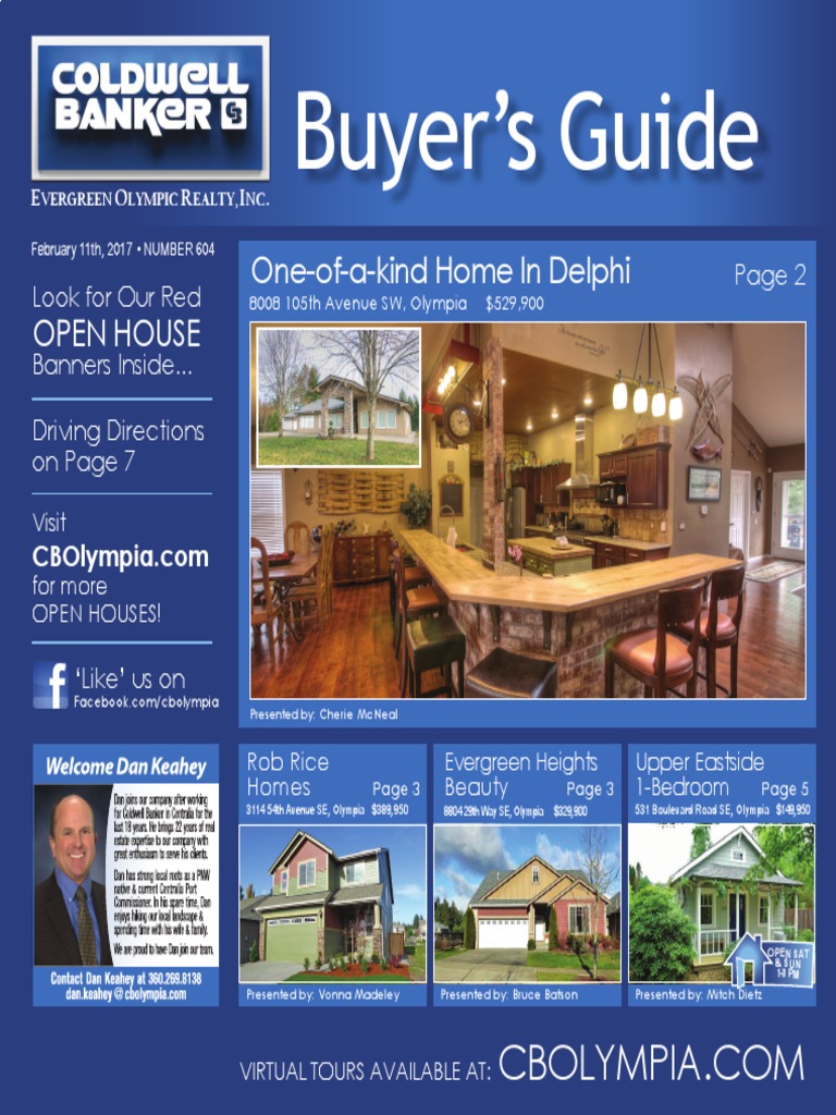 Coldwell Banker Olympia Real Estate Buyers Guide February 11th 2017
