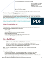 Checking Your Blood Glucose (Blood Sugar)_ American Diabetes Association®