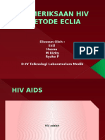 Pemeriksaan Hiv Metode Eclia