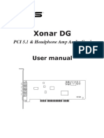 Xonar DG: User Manual