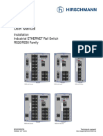 User Manual: Installation Industrial ETHERNET Rail Switch RS20/RS30 Family