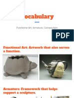 Vocabulary - Functional Art Armature Composition