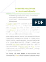 Cómo Los Malestares Emocionales Repercuten en Nuestra Salud Dental