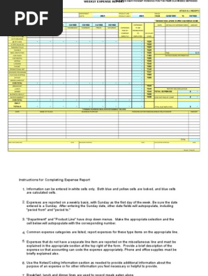 copy of blank expense form