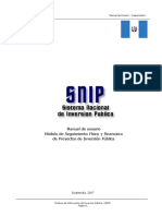 Seguimiento Fisico y Financiero PDF