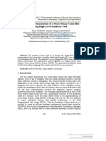 [MACRo 2015] Hardware Implementation of a Neuro-Fuzzy Controller Using High Level Synthesis Tool