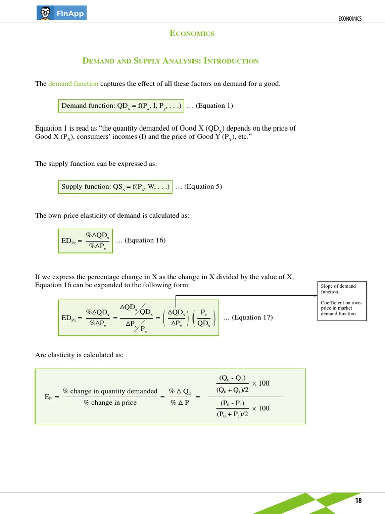 Economics Formula Sheet | PDF | Gross Domestic Product | Demand