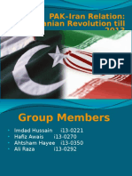 PAK-Iran Relation: After Iranian Revolution Till 2013