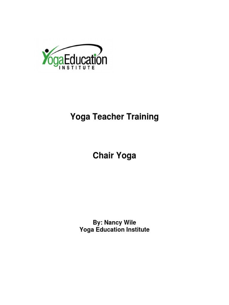 Chair Yoga PDF Yoga Breathing