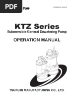 Tsurumi Operationmanual - KTZ - Sumergible Pump