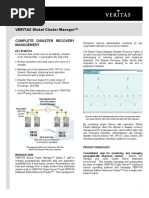 VERITAS Global Cluster Manager™