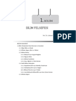 Bilim Felsefesi Dicle PDF