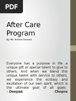 After Care Program by Kristine Dionisio