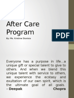 After Care Program by Kristine Dionisio