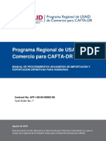 CAFTA-DR - Manual de Procedimientos Imp Exp para Honduras - Ago PDF