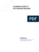 Owners Guide To Project Delivery Methods Final PDF