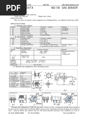 Gas sensor pdf