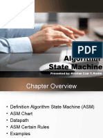 Algorithm State Machine: Presented By: Kristian Czar T. Reslin