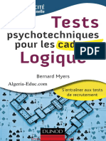 Bernard Myers-Tests Psychotechniques Pour Les Cadres _ Logique