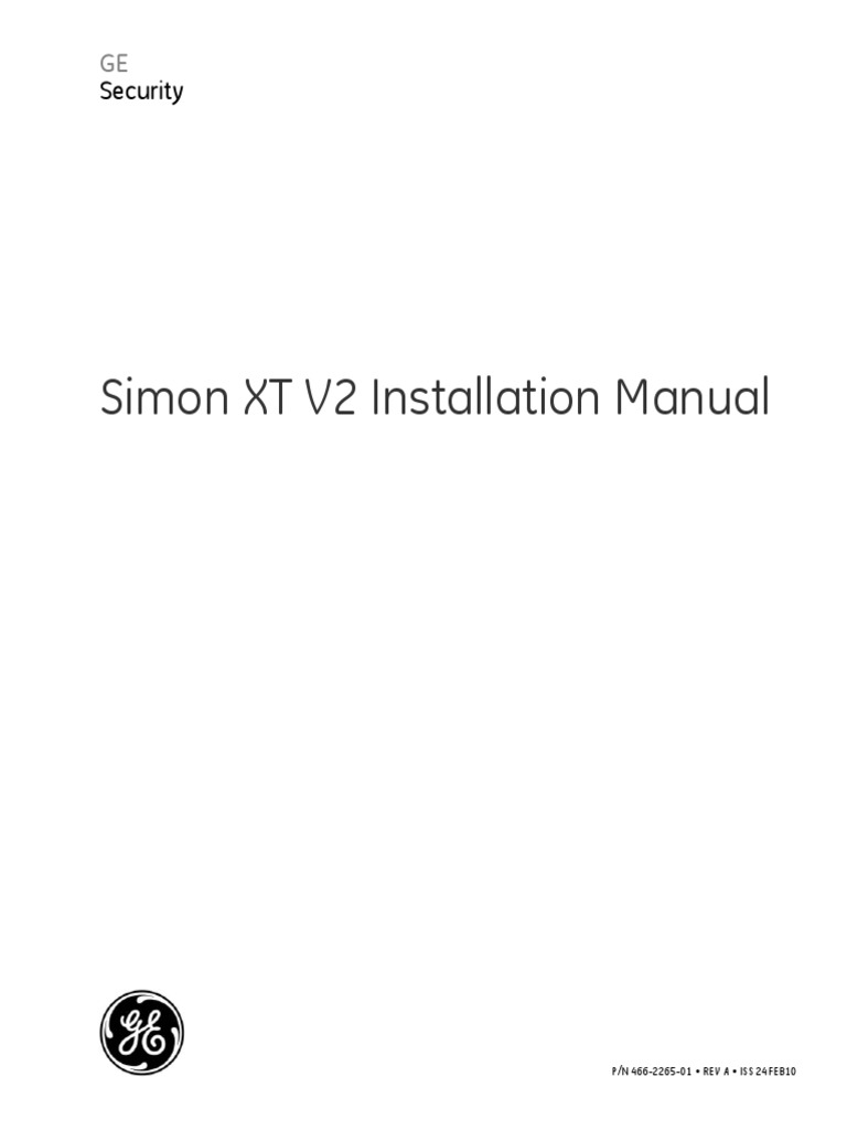 simonxtv2installationmanual.pdf Electrical Connector Electrical