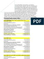 Ertragsbesteuerungberechnung nach Outbound-Investitionen