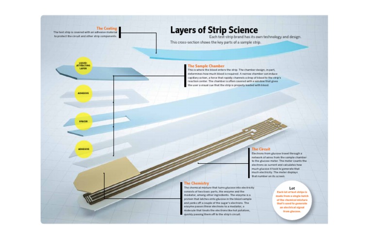 Blood Glucose Test Strip Mechanics | PDF | Electronic Circuits | Glucose