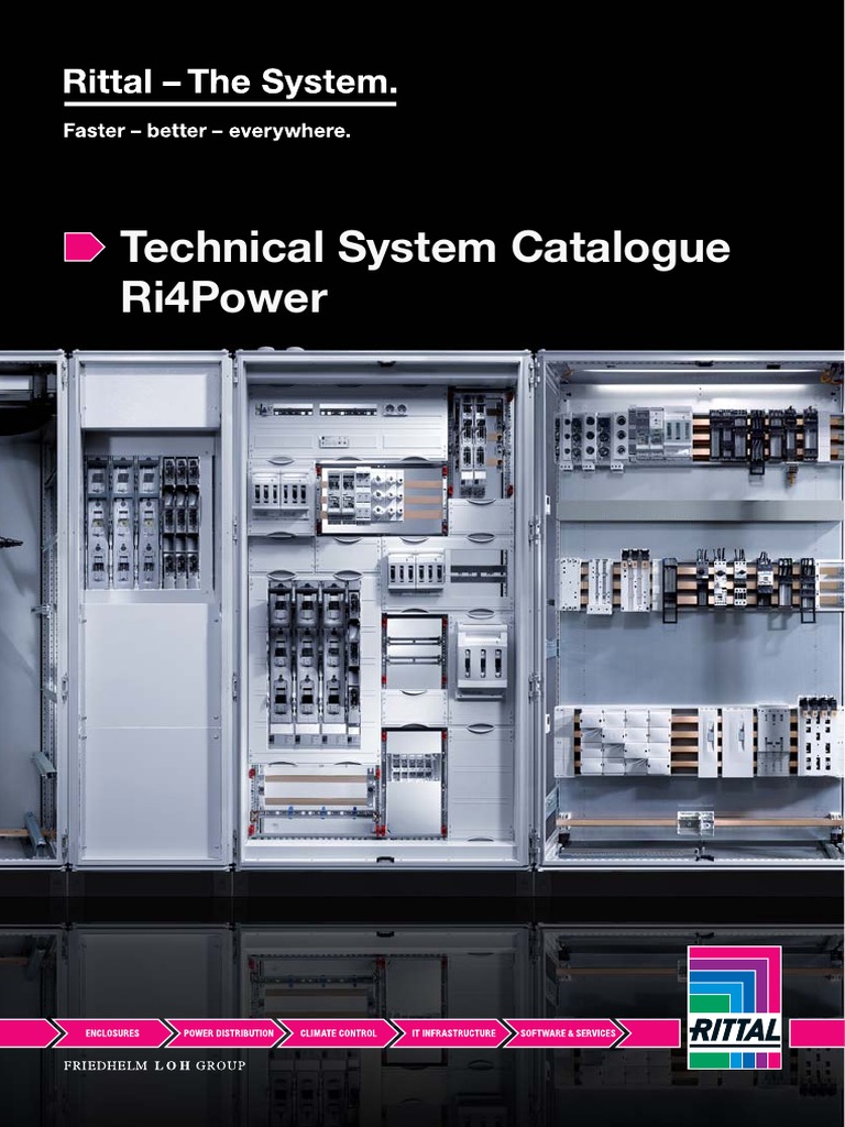 Rittal Technical System Catalogue Ri4Power x201lm PDF PDF Computer Aided Design Power