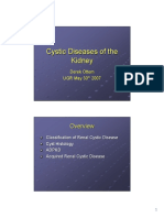 Cystic Diseases of The Kidney