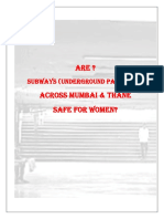 Are Subways Across Mumbai and Thane Safe For Womens PDF