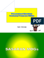 Presentasi MDGs - Dr. Djoti Atmodjo PDF