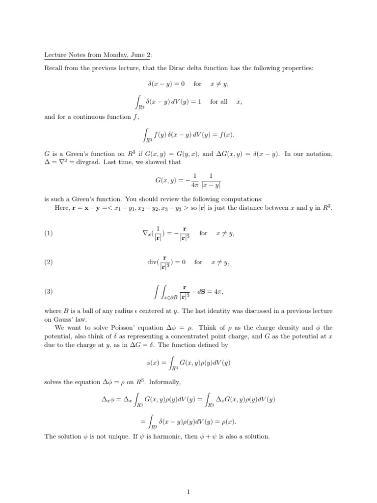 Delta | PDF | Divergence | Integral